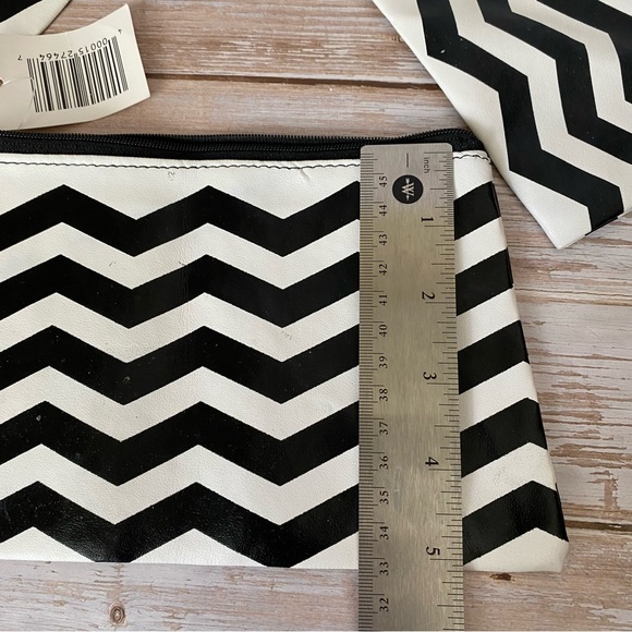 SEPHORA - ZIGZAG MAKEUP BAG 3 PIECES - NWT - Picture 6 of 7